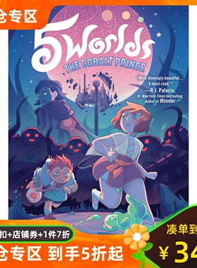 英文原版 五个世界2 漫画 5 Worlds Book 2: The Cobalt Prince