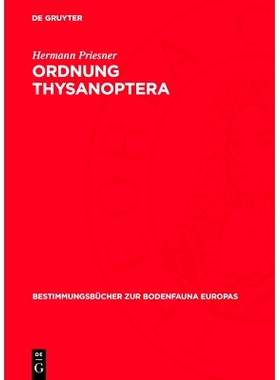预订 Ordnung Thysanoptera: (Fransenflügler, Thripse): 9783112760420