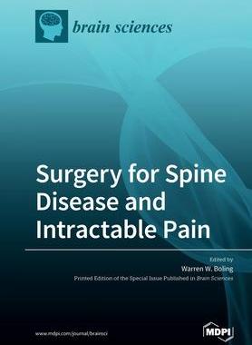 [预订]Surgery for Spine Disease and Intractable Pain 9783039284788