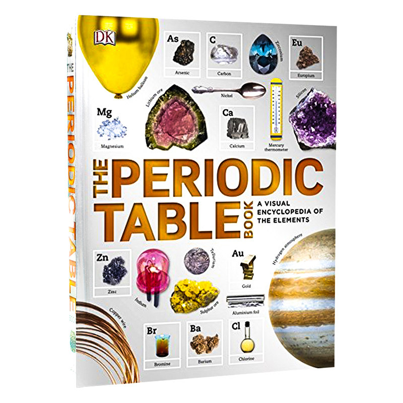the periodic table book 英文原版 dk元素周期表图解百科