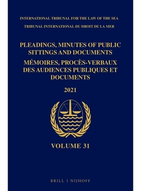 预订 Pleadings, Minutes of Public Sittings and Documents / Mémoires, procès-verbaux des audiences publiques et documen