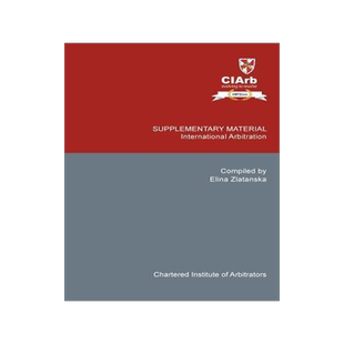 [预订]Supplementary Material: International Arbitration 9781504936583