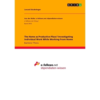 预订 The Home as Productive Place? Investigating Individual Work While Working From Home: 9783346470683