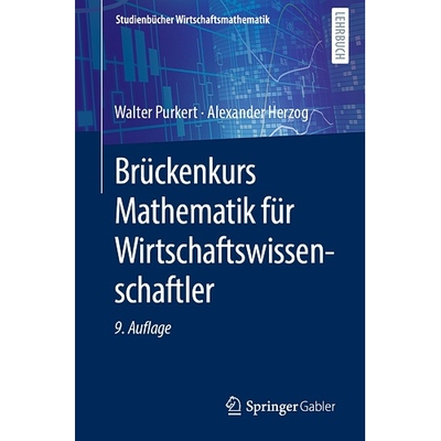预订 Brückenkurs Mathematik für Wirtschaftswissenschaftler 经济学家数学衔接课程 9783658367411