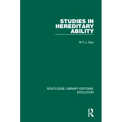 预订 Studies in Hereditary Ability 遗传能力研究: 9780367277635