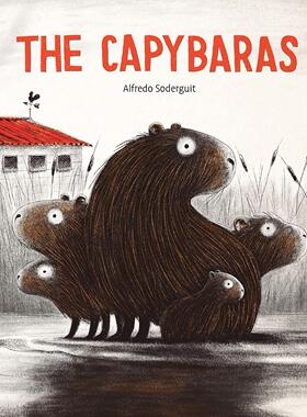 现货 卡皮巴拉 水豚 精装绘本 Alfredo Soderguit 英文原版 The Capybaras 纽约公立图书馆选书