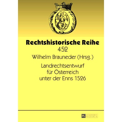 预订 Landrechtsentwurf für Österreich unter der Enns 1526: 9783631519165