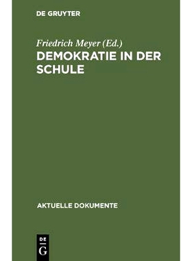 预订 Demokratie in der Schule: 9783110042344