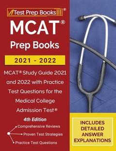 Guide Questions and with Books 2022 9781628456776 the Medic Prep 2021 Study Test Practice for MCAT 预订