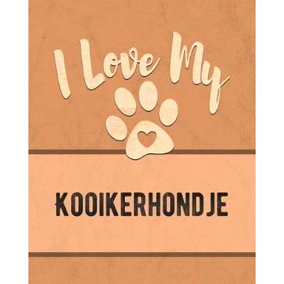 预订 I Love My Kooikerhondje: For the Pet You Love, Track Vet, Health, Medical, Vaccinations and More in this Book: 9781