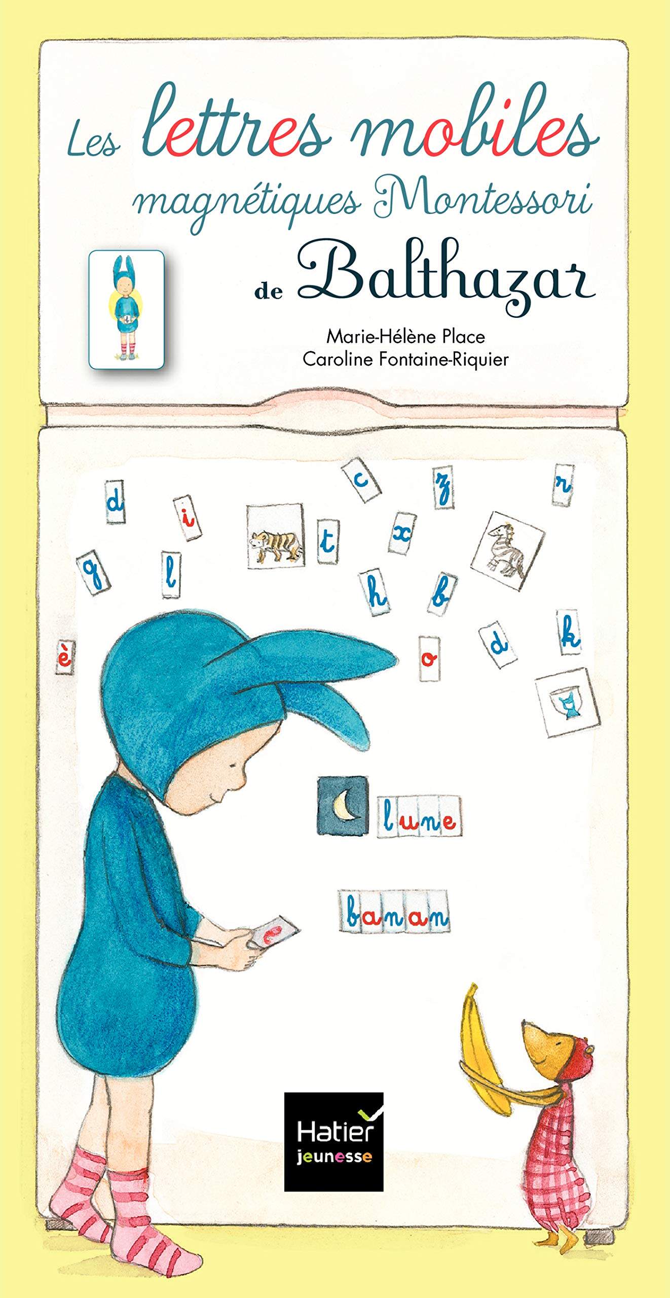 法语蒙特梭利早教 Les lettres mobiles magnétiques Montessori de Balthazar 磁性可移动字母卡 外语启蒙 字母认知 专注力培养