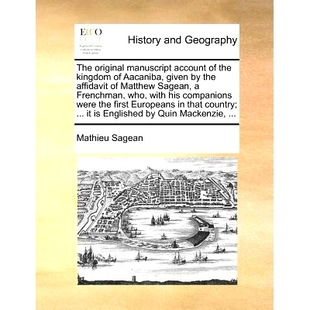 The Affidavit Manuscript Given Frenchman Kingdom Sagean Original Aacaniba the Matthew Account 预订