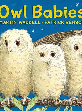 【预售】Owl Babies Lap-Size Board Book