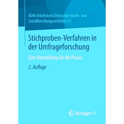 预订 Stichproben-Verfahren in der Umfrageforschung: Eine Darstellung für die Praxis 抽样方法调查研究: 9783531164458