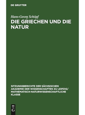 预订 Die Griechen und die Natur: 9783112499092