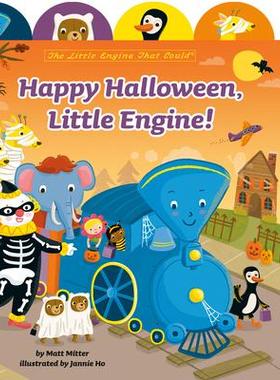 [预订]Happy Halloween, Little Engine!: A Tabbed Board Book 9780593519233