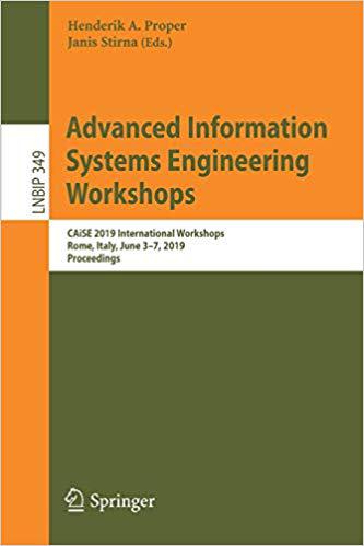 【预售】Advanced Information Systems Engineering Workshops