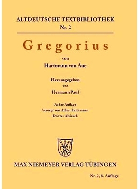 预订 Gregorius: 9783111280424