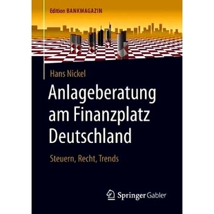 Finanzplatz Deutschland Steuern 预订 Trends Recht 9783658187934 Anlageberatung