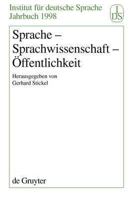 【预订】Sprache - Sprachwissenschaft - Öffentlichkeit 9783110164909