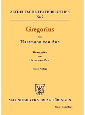 预订 Gregorius: 9783110482560