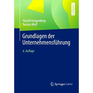 预订 Grundlagen der Unternehmensführung: 9783658354220