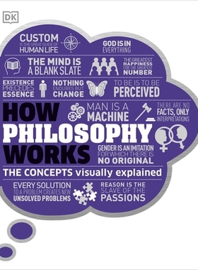 预订 How Philosophy Works: The concepts visually explained 哲学如何运作: 9780241363188