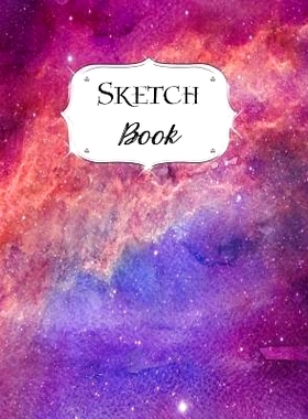 预订 Sketch Book: Galaxy Sketchbook Scetchpad for Drawing or Doodling Notebook Pad for Creative Artists #2 Purple Pink: