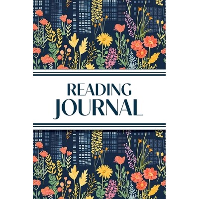 预订 Reading Journal (Cozy Blue Cityscape with Pink & Yellow Wildflowers): 6
