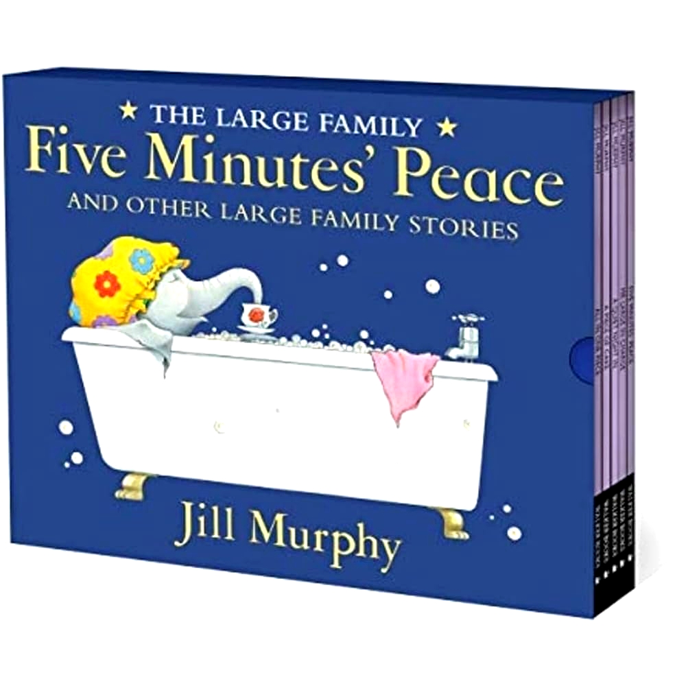 让我安静五分钟 5册套装 英文原版绘本 Five Minutes Peace & Other Large Family Stories Slipcase