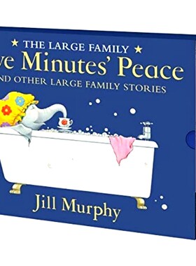 让我安静五分钟 5册套装 英文原版绘本 Five Minutes Peace & Other Large Family Stories Slipcase