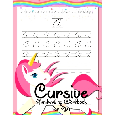 预订 Cursive Handwriting Workbook for Kids: Cursive Beginners Workbook for Girls Cursive Letters Tracing Book Cursive Wr