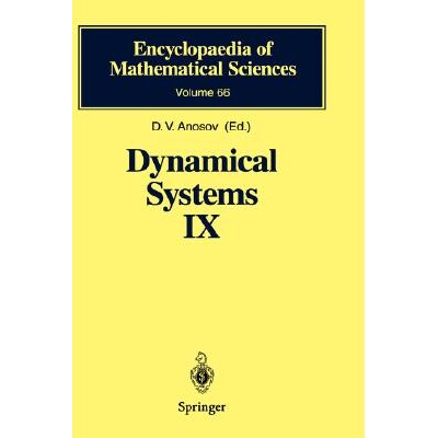 预订 Dynamical Systems IX Dynamical Systems with Hyperbolic Behaviour 9783540570431