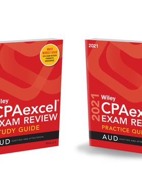 【预订】Wiley Cpaexcel Exam Review 2021 Study Guide + Question Pack: Auditing 9781119761587