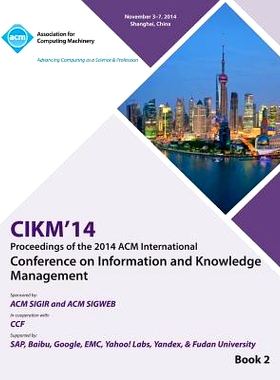 预订 CIKM 14, ACM International Conference on Information and Knowledge Management V 2: 9781450334235