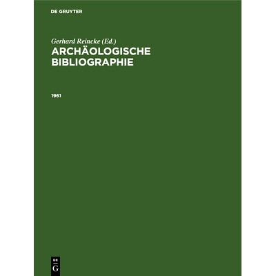 Beilage zum Jahrbuch des Deutschen Arch