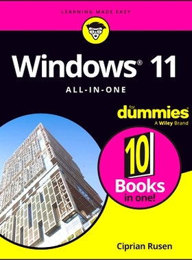 现货 Windows 11 All-In-One for Dummies, 2nd Edition Windows 11一本通达人迷 第2版: 9781394276882