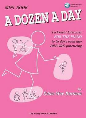 【预订】A Dozen a Day Mini Book - Book/Audio