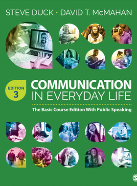 【预订】Communication in Everyday Life: The Basic Course Edition with Public Speaking