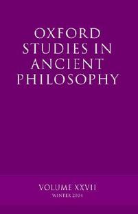 Philosophy XXVII Oxford Ancient Studies 预订