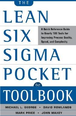 现货Lean Six Sigma Pocket Toolbook: A Quick Reference Guide to Nearly 100 Tools for  9780071441193
