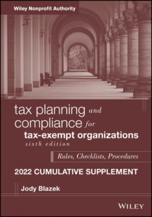 6Th 9781119873631 Planning For Exempt Compliance Tax And Editio Organizations 预订