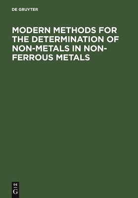 【预订】Modern Methods for the Determination of Non-Metals in Non-Ferrous Me 9783110103427