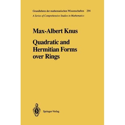 预订 Quadratic and Hermitian Forms over Rings 9783642754036
