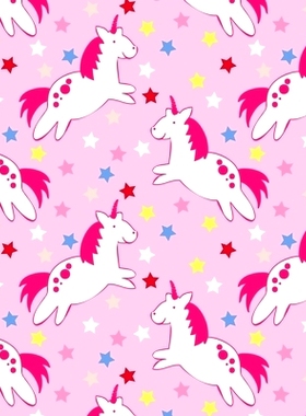 预订 Unicorns and Stars Story Paper: Fun Unicorns Dotted Midline and Picture Space Grades K-2 School Exercise Book: 9781