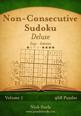[预订]Non-Consecutive Sudoku Deluxe - Easy to Extreme - Volume 7 - 468 Logic Puzzles 9781506193670