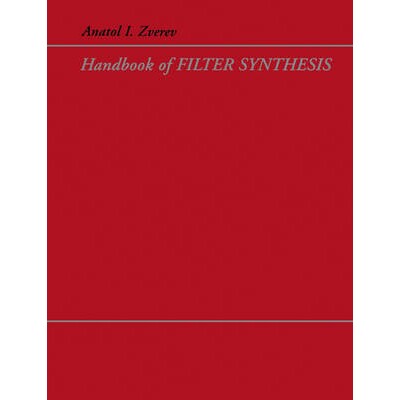预订 Handbook of Filter Synthesis 滤波器综合手册: 9780471749424