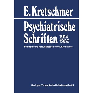 预订 Psychiatrische Schriften 1914–1962: 9783662022702