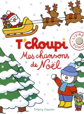 现货 小企鹅乔比T’CHOUPI 我的圣诞歌曲 儿童启蒙纸版点读发声书 法语原版 圣诞节礼物书 MES CHANSON DE NOEL