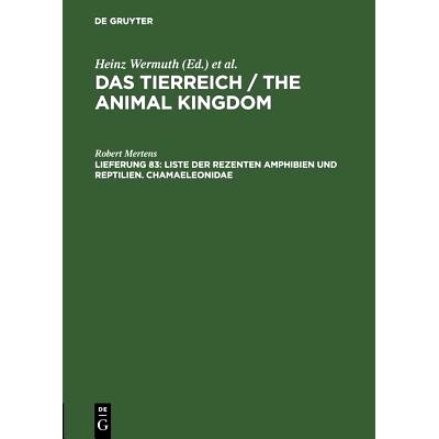 预订 Liste der rezenten Amphibien und Reptilien. Chamaeleonidae: 9783110006971